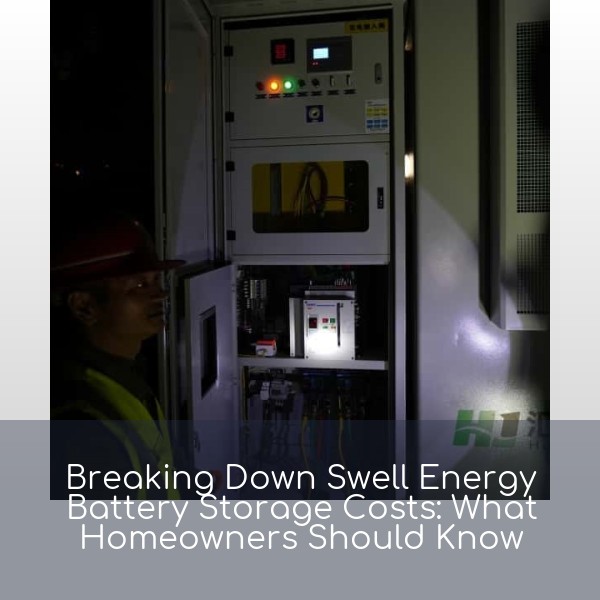 Breaking Down Swell Energy Battery Storage Costs: What Homeowners Should Know